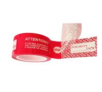 TSPC SECSEAL 1 Rolls,2" x55 Yards Total Transfer Tamper Evident Security Packing Tape Seals (Superior Tamper Proof with Thick Void Film)