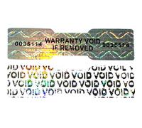 TSPC SECSEAL 330pcs 12.7x50mm Silver Holograms Security Tamper Evident Anti Counterfeit Tamper Proof Stickers Labels Seals (0.5x2 inches Double Serial Numbers)