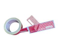 TSPC SECSEAL(R) 1 Roll Total-Transfer Precut Serial Numbered Security Tape/Tamper Evident Tape/Tamper Seals for Carton Box, envelopes. (Red, 1.9" x55 Yards, Super Thick Void Film, Perforated per 6”)