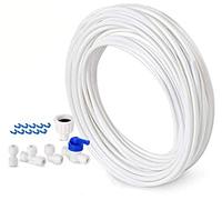 Tspkey 10 M Water Supply Pipe Tube Fridge Connector Kit for European Style Double Fridge Refrigerator (1/4" Pipe)
