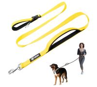 TSPRO 3-in-1 Heavy-Duty Hands Free Dog Lead, Dual Padded Handles Large Dogs