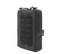 TSPRO Black EDC Pouch Molle, Small Tool Bag Utility Tactical Admin Pouch with Zippers, Multifunctional Organiser for Outdoor Activities and Emergency Situations