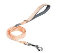 TSPRO Dog Lead for Small Dogs, with Comfortable Handle, Strong Metal Clasp, Durable Dog Leash for Walking, Running, Training (Orange Size 1)