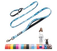 TSPRO Hands Free Dog Lead Heavy-Duty Buckle Padded Dual Handle Large Breeds