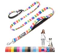 TSPRO Hands Free Dog Lead Heavy-Duty Buckle Padded Dual Handle Large Breeds