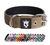 TSPRO Hard-Wearing Padded Tactical Dog Collar 1.25" for Small Dogs