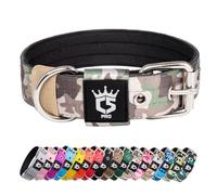 TSPRO Hard-Wearing Padded Tactical Dog Collar 1.25" Wide Small Dogs