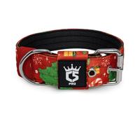 TSPRO Hard-Wearing Padded Tactical Dog Collar 1.5" for Medium & Large Dogs