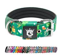 TSPRO Hard-Wearing Padded Tactical Dog Collar 1.5" for Medium & Large Dogs