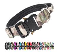 TSPRO Heavy-Duty Tactical Dog Collar with Quick Release Buckle and Handle