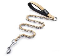TSPRO Stainless Steel Dog Leash Metal Chain Training Dog Pet Leash with Handle