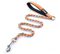 TSPRO Stainless Steel Dog Leash Metal Chain Training Dog Pet Leash with Handle