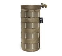 TSPRO Tactical Water Bottle Molle Pouch Durable Lightweight Drawstring Holder for Camping Hiking Bushcraft (Khaki)