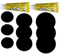 TSR Wetsuit Repair Kit - Fix neoprene Wetsuits - Drysuits - Fishing Waders - Neoprene Boots And Gloves - Neoprene Glue And Heavy Duty Patches - Waterproof Long Lasting Repair