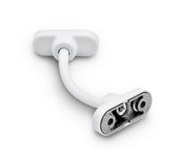 TSS Fixed Cable Window Restrictor - Child Safety Window Lock for uPVC, Wooden, Aluminium & Metal Windows - Fixed 20cm Steel Cable Restrictor for Secure Restricted Opening - Window Safety Lock for Kids