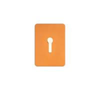 TSS Gold UK Key Hole Stick On Repair Escutcheon, 65mm x 47mm. Self Adhesive UK Key Covers, Keyhole Cover, Self Adhesive Door Plate