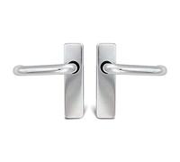 TSS Round Bar Lever Latch Polished Aluminium