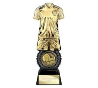 TSS Trophy Superstore Intensity Players' Player Football Trophy - Free Engraving - Gold - 260mm (G)