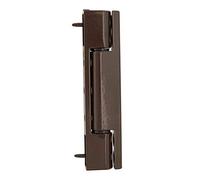 TSS UPVC Butt Hinge Flat 0 Degrees Brown