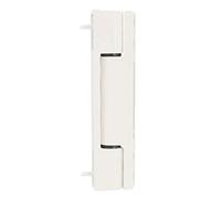 TSS UPVC Butt Hinge Flat 0 Degrees White