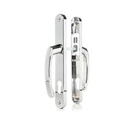 TSS UPVC Door Handle Set - Lever Style - 92,215 Screw Centers with 245x32 Backplate (Polished Chrome)