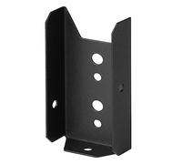 TSSS 20 Pieces 38 x 88 mm Fence Post Bracket, Inner Width:38 mm, Fit 38mm x 100mm Timber, Deck Wood Rail Bracket, 18 Gauge, Black