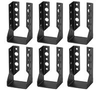 TSSS 6 PCS 50 x 97 mm Joist Hangers, Timber to Timber 50mm, Fit 50mm x 100mm Timber, Concealed Flange Joist Hanger