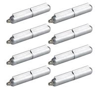 TSSS 8 Pack 15.8 mm Dia x 107mm Legth Aluminum Weld On Bullet Hinges with Grease Nipple,Heavy Duty Lift Off Hinge Pin
