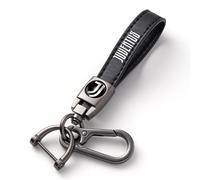 TSSYOKDO for Juventus Football Fans Car Kering, Auto Keychain Replacement Key Fob Holder, Ideal Gifts for Juventus FC Fans, Black