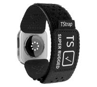 TStrap Compatible with Apple Watch Strap for Men - Black Nylon iwatch 49mm 46mm 45mm 44mm 42mm Sport Bands Extra Long XL - Military Workout Strap for Ultra 1/2 Series 10 9 8 7 6 5 4 3 2 1 SE