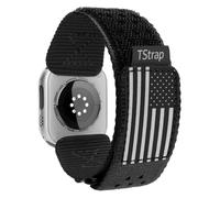 TStrap Compatible with Apple Watch Strap for Men - Stars-Stripes Nylon iwatch 49mm 46mm 45mm 44mm 42mm Sport Bands Extra Long XL - Military Workout Strap for Ultra 1/2 Series 10 9 8 7 6 5 4 3 2 1 SE
