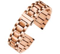 TStrap Metal Watch Strap 24mm - Rose Gold Quick Release Watch Bands for Men Women - Solid Stainless Steel Smart Watch Bracelet Replacement Polished -12mm ... 20mm 22mm 24mm