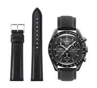 TStrap Omega x Swatch Moonswatch Leather Strap - Moonwatch for Men Women - Quick Release 20mm Replacement for Swatch Omega
