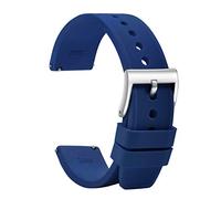 TStrap Silicone Watch Straps 20mm Quick Release - Soft Rubber Watch Bands Blue - Waterproof Military Style Watch Strap for Men Ladies - for Smartwatches Straps Replacement - 18mm, 20mm, 22mm
