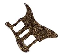 TSTS 11 Screw Holes HSH Two Deluxe Humbuckers Single For For ST Guitar Anti-scratch Parts Guitar Replacement Pickguard (Color : 08)