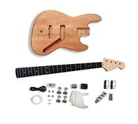 TSTS 21 Frets Electric Bass Guitar Body Kit with All Accessories - DIY Electric Bass Guitar Kit