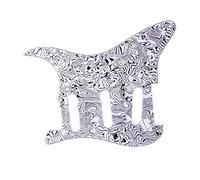 TSTS 3 Ply 11 Holes SSS Guitar Pickguard Anti-Scratch Plate with screw For For ST Electric Guitar Guitar Replacement Pickguard (Color : 04)