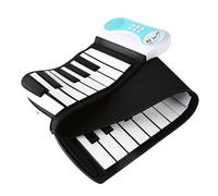TSTS 49 Keys Silicon Flexible Hand Roll Up Piano Portable Electronic Keyboard Musical Instrument Portable Electronic Keyboards