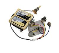 TSTS Alnico 5 Humbucker Pickups Electric Guitar Pickups ProBucker Push/Pull Wiring Harness For For Gibson Pickup-Set For Electric Guitars(Zebra YE Frame)