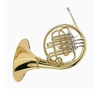 TSTS B-flat 4-key Single-row Brass Lacquered Gold French Horn Western Wind Instrument With Case French Horn kit