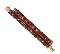 TSTS Beginners Bamboo Flute Student Adult Chinese Dizi Bamboo Flute C/D/E/F/G Key Transversal Flute Professional Woodwind Musical Instruments (Color : F key)