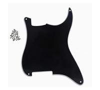 TSTS Black 3ply 4-Hole Electric Guitar Pickguard Blank Pick Guard for ST/for For SQ Guitar Parts DIY Guitar Replacement Pickguard