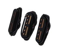 TSTS Black Electric Guitar Single Coil Alnico 5 Magnet Pickup Exchange Humbucker 48/50/52mm Spacing Pickup-Set For Electric Guitars