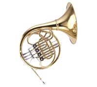 TSTS Brass Lacquered Gold Four-key Single Row French Horn B Flat Performance French Horn With Accessories French Horn kit