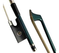 TSTS Full Size For Violin Bow 3 Pcs Of 4/4 Green Carbon Fiber Violin Bow Carbon Fiber Bow Horse Hair Violin Bow Accessories
