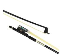 TSTS Full Size For Violin Bow Black Carbon Fiber Violin Bow Rod Performance Grade Bowed Double Bass (Color : 3/4)