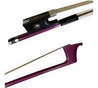 TSTS Full Size For Violin Bow Conservatory Of Music Examination Carbon Fiber Violin Playing Color Bow Ultra-Light Purple