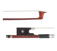 TSTS Full Size For Violin Bow Pernambuco Carbon Fiber Violin Bow 4/4 Full Size Leather Wrap Ebony Double Fully-Line