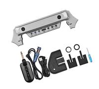 TSTS Guitar Double Coil Pickup System With Receiver For 80~120mm Sound Hole Acoustic Guitar Acoustic Guitar Pickup Accesorios (Color : 01)