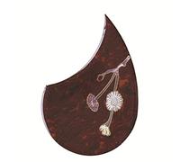 TSTS Guitar Elastic Soft Pickguard With Nice Pattern Self Adhesive Guitar Protection Decorative Plates Acoustic Guitar Replacement Parts